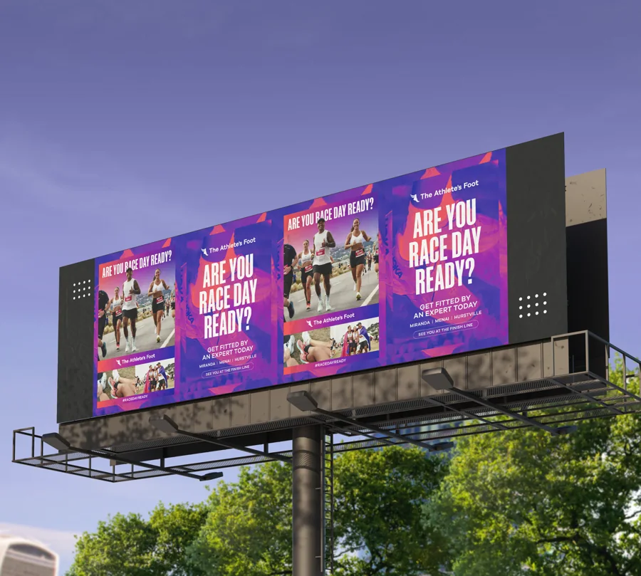 The Athlete’s Foot: retail campaign