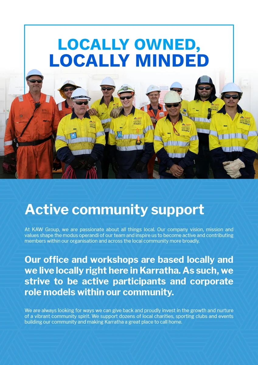 KAW Engineering capability statement community page